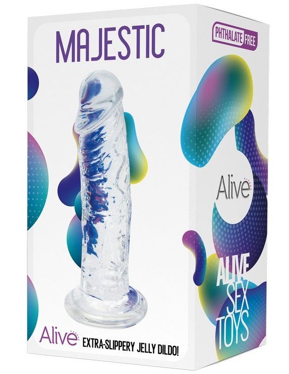 Фаллоимитатор Majestic Jelly Clear
