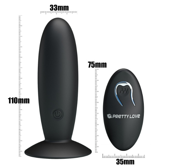 Анальная пробка с дистанционным пультом