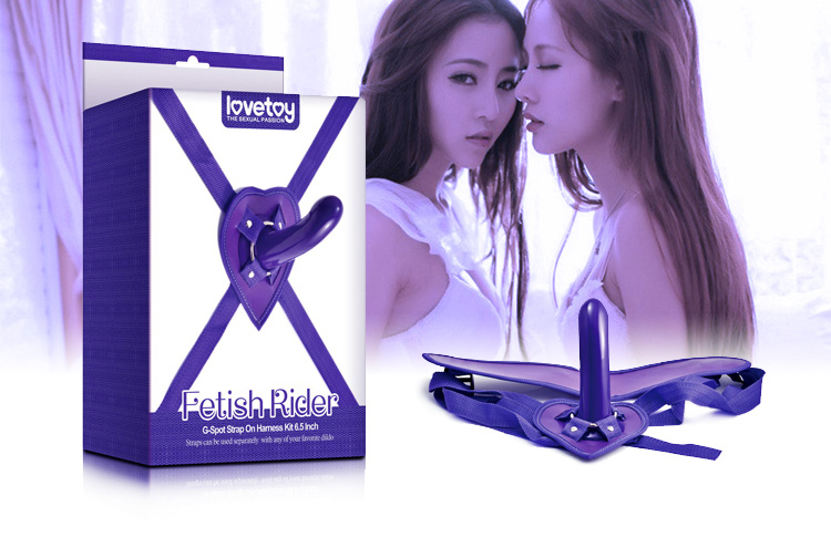 Гладкий страпон Purple