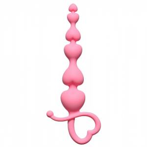 Анальная цепочка Begginers Beads Pink  