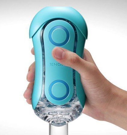 Мастурбатор Tenga Flip ORB голубой