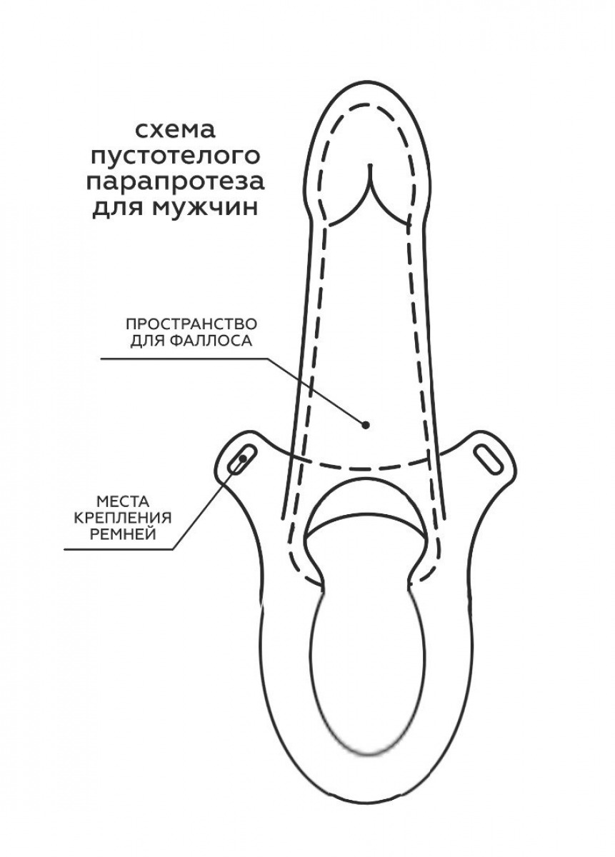 Фаллопротез телесный 