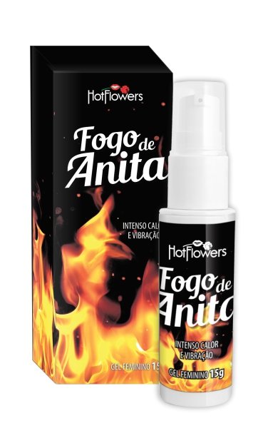 Согревающий гель с вибро эффектом Fogo de Anita