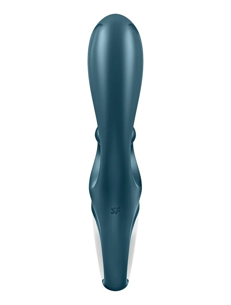 Вибратор с двойной стимуляцией Satisfyer Hug Me Grayblue