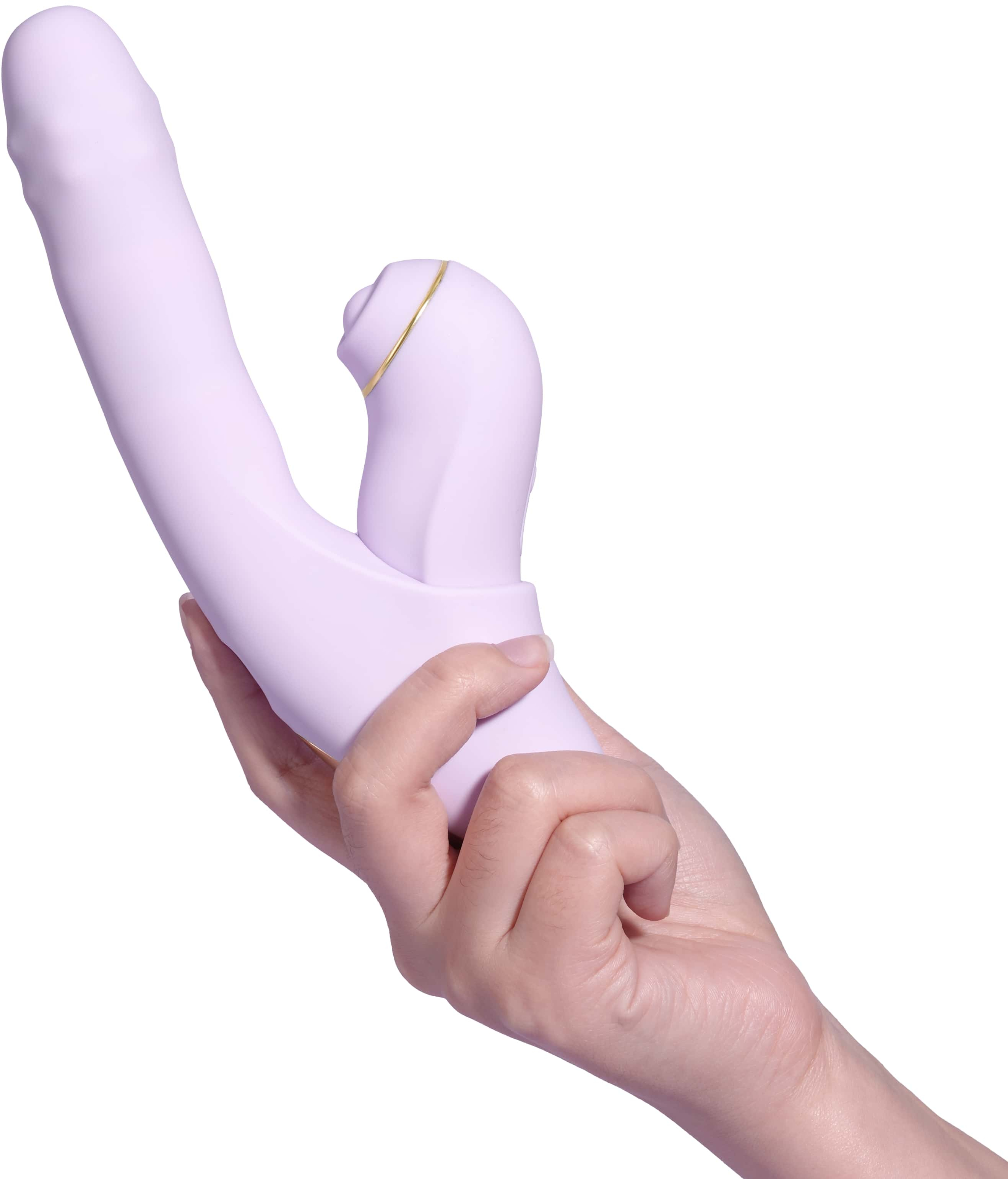 Интерактивный вибромассажёр Svakom 2в1 DuoGlow с нагревом