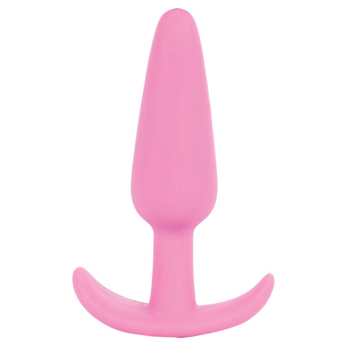 Розовая силиконовая пробка Mood Naughty для ношения