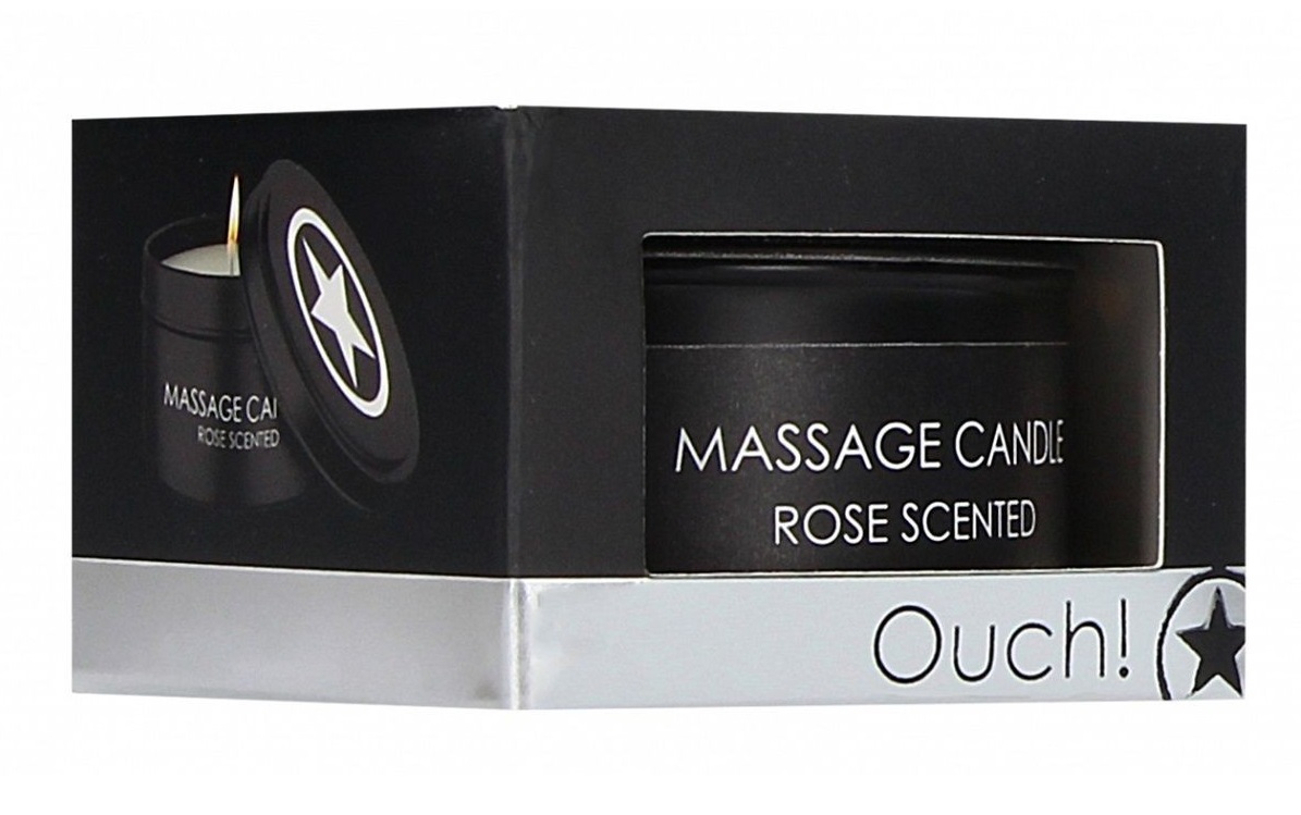 Массажная свеча с ароматом розы Massage Candle