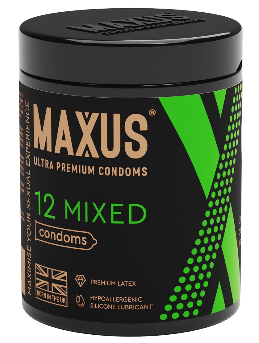 Презервативы ассорти  MAXUS Mixed №12 X-Edition
