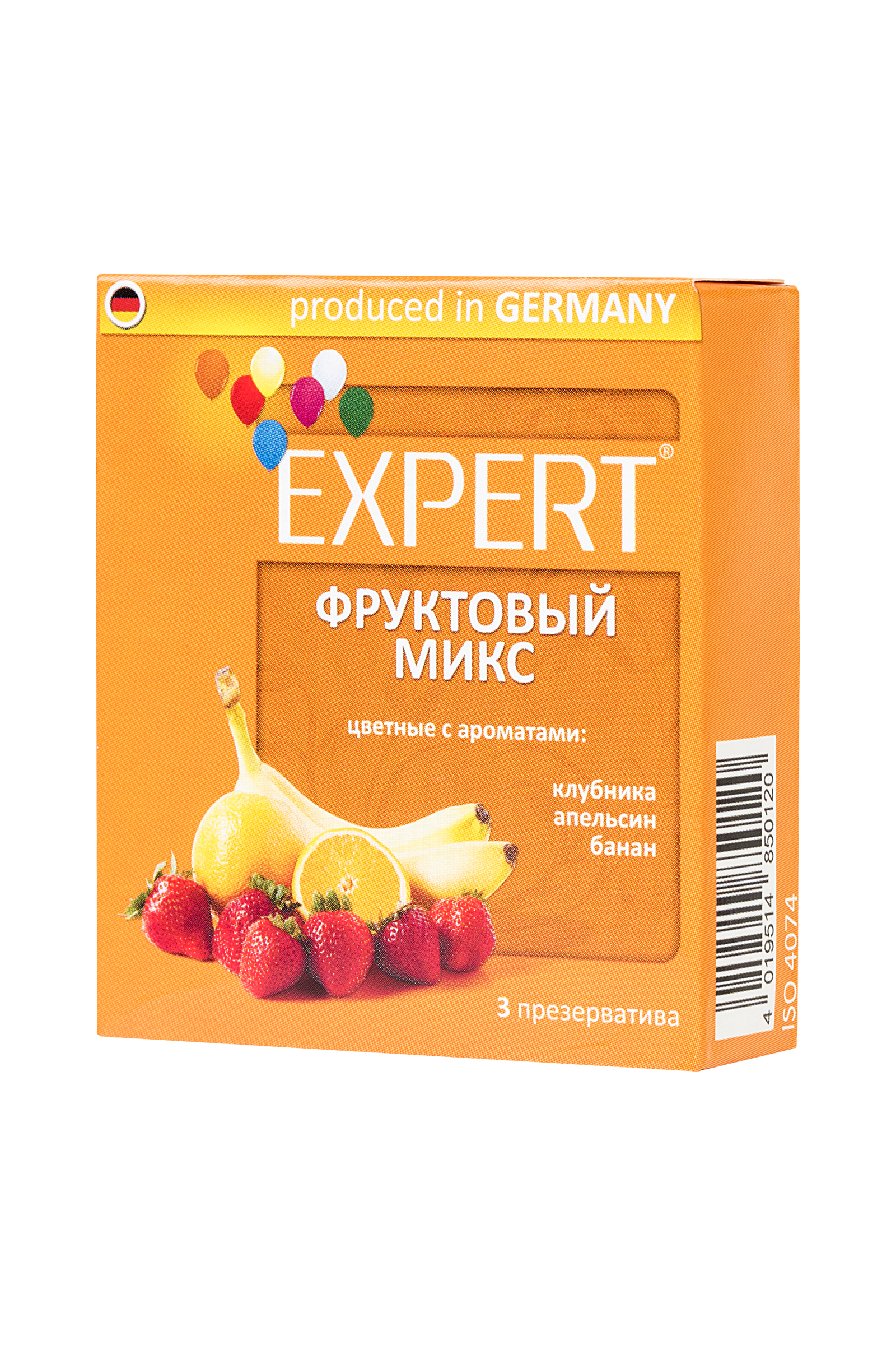 Презервативы Expert Фруктовый микс 3шт