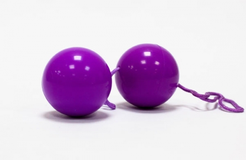 Фиолетовые вагинальные шарики Bi Balls