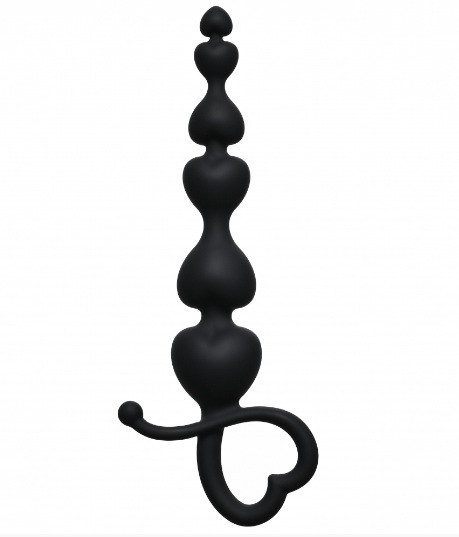 Анальная цепочка Begginers Beads Black 