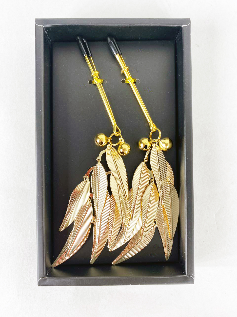 Зажимы для сосков Золотые перышки