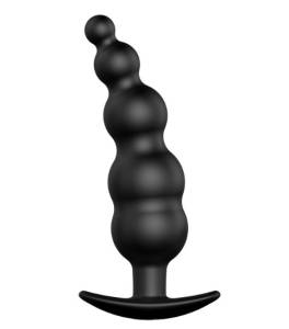 Анальная пробка рельефная из силикона 