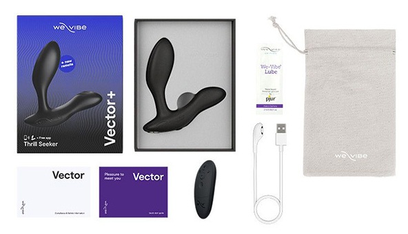 Вибратор We-Vibe Vector+ черный