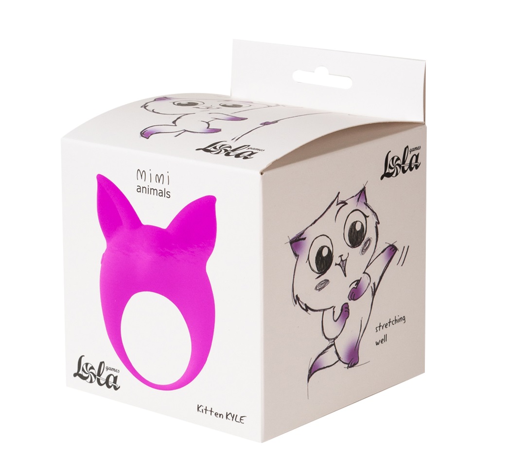 Эрекционное кольцо  Kitten Kyle Purple