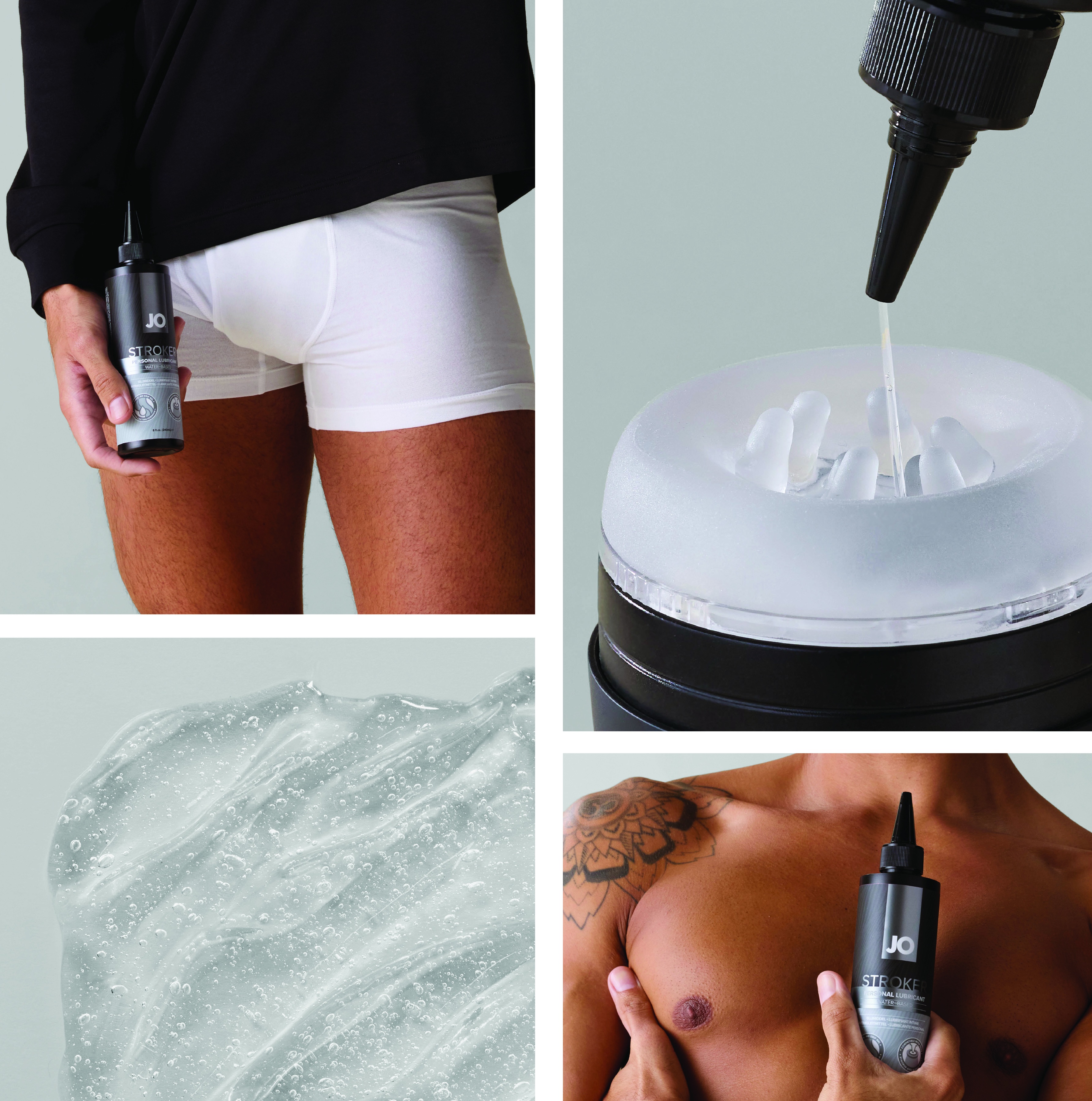Гель на водной основе JO Stroker Lube для мастурбаторов 240 мл