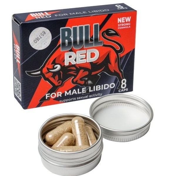 Мужской препарат для потенции BULL RED 1 капсула