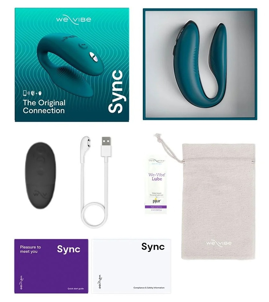 Вибратор для пар We-Vibe Sync 2 зеленый