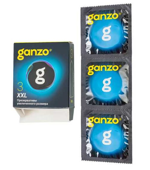 Презервативы увеличенные  GANZO XXL 3 шт