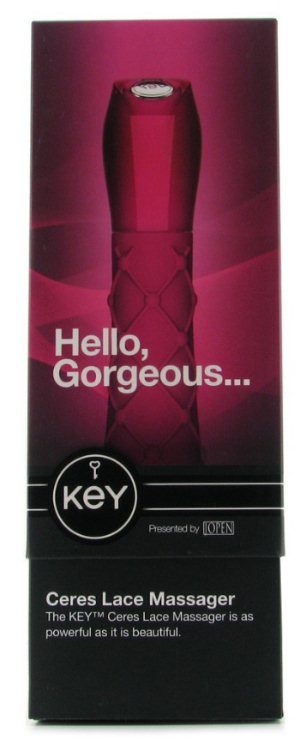 Вибратор Key Ceres Lace Texture
