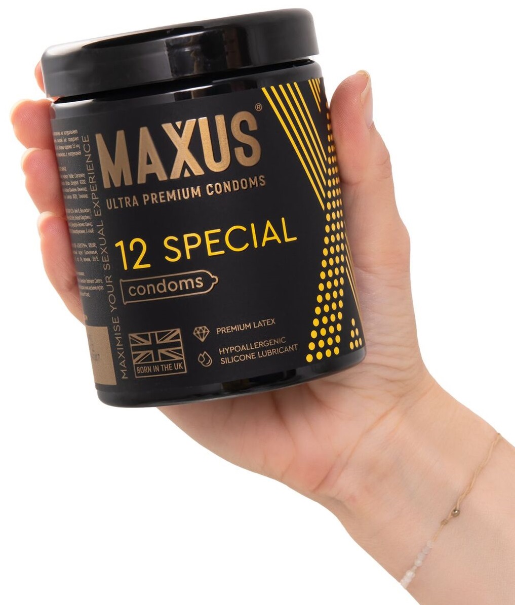 Презервативы точечно-ребристые MAXUS Specia №12  X-Edition
