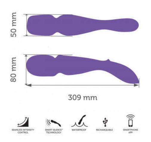 Вибратор WE-VIBE Wand purple