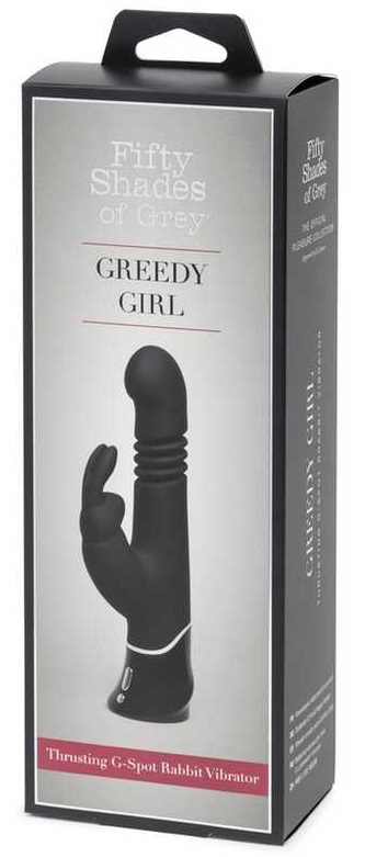 Вибратор для G-точки  Greedy Girl G-Spot с вращением