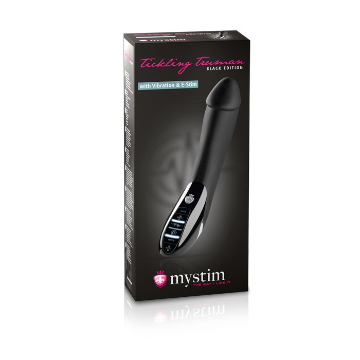Вибромассажер Mystim с электростимуляцией реалистичный