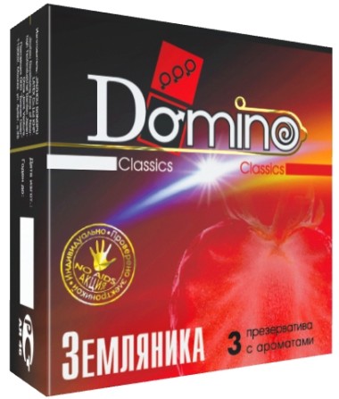 Презервативы Domino Земляника 