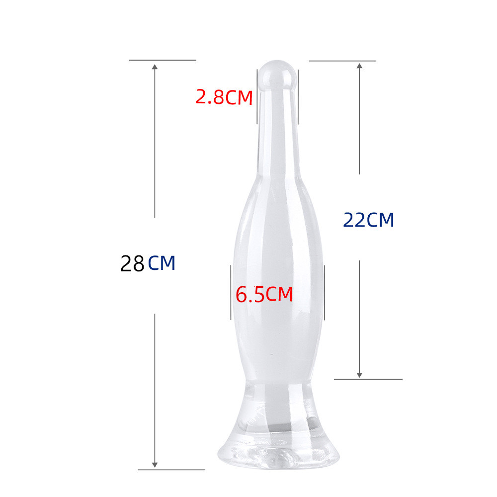 Гибкая анальная пробка размера L