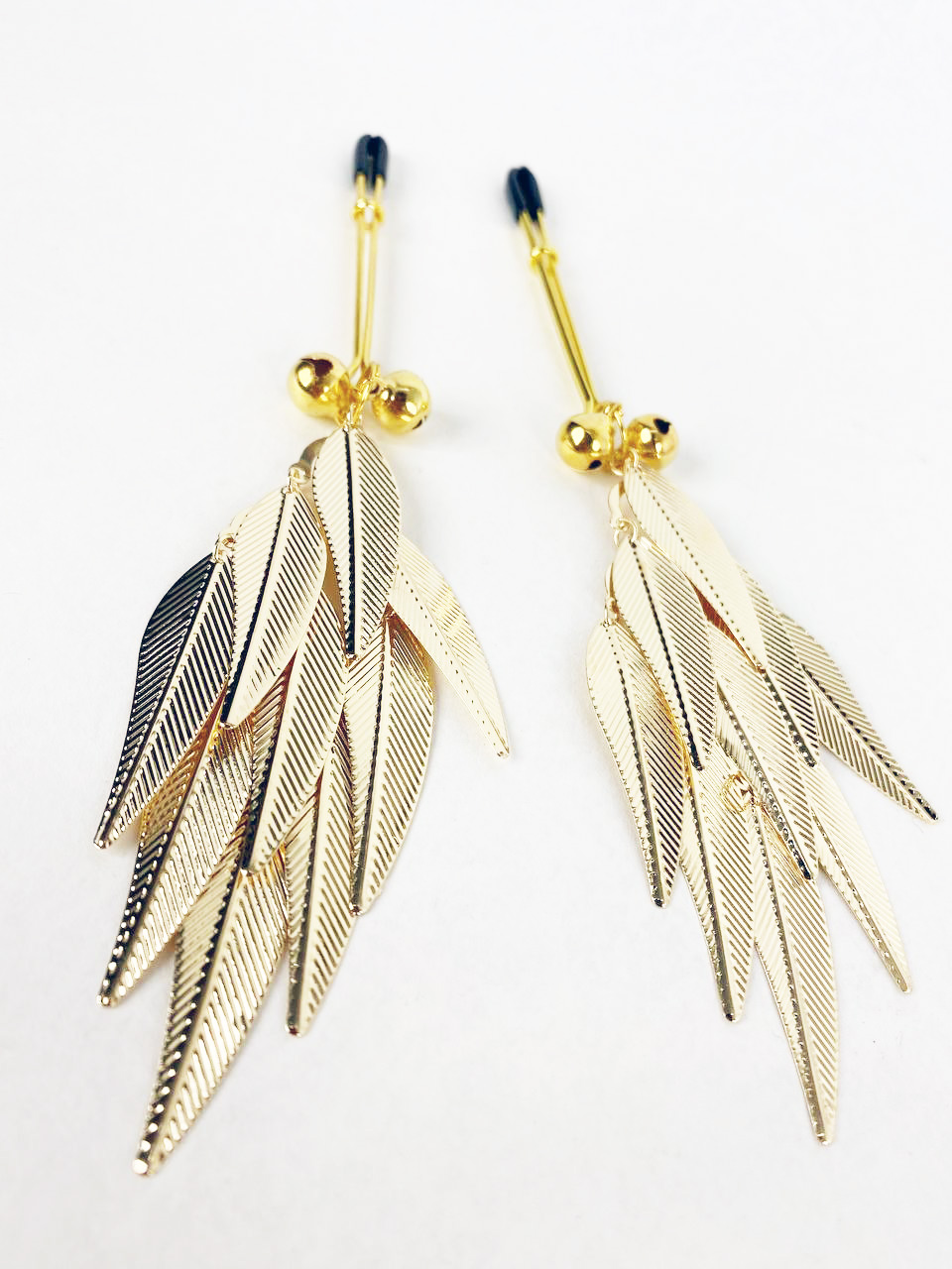 Зажимы для сосков Золотые перышки