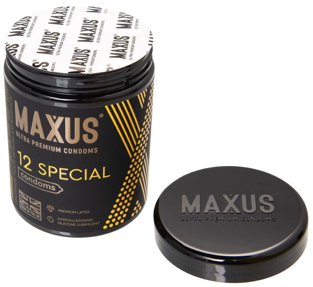Презервативы точечно-ребристые MAXUS Specia №12  X-Edition