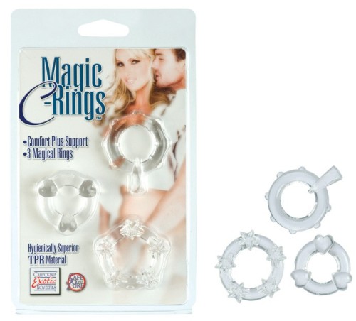 Эрекционные кольца прозрачные Magic Rings