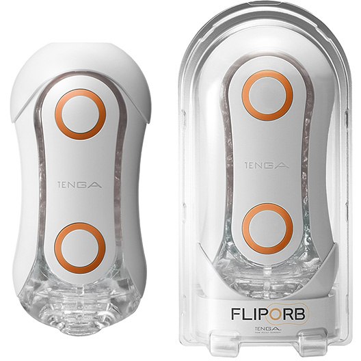 Мастурбатор TENGA Flip ORB оранжевый