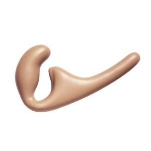 Телесный безремневой страпон 