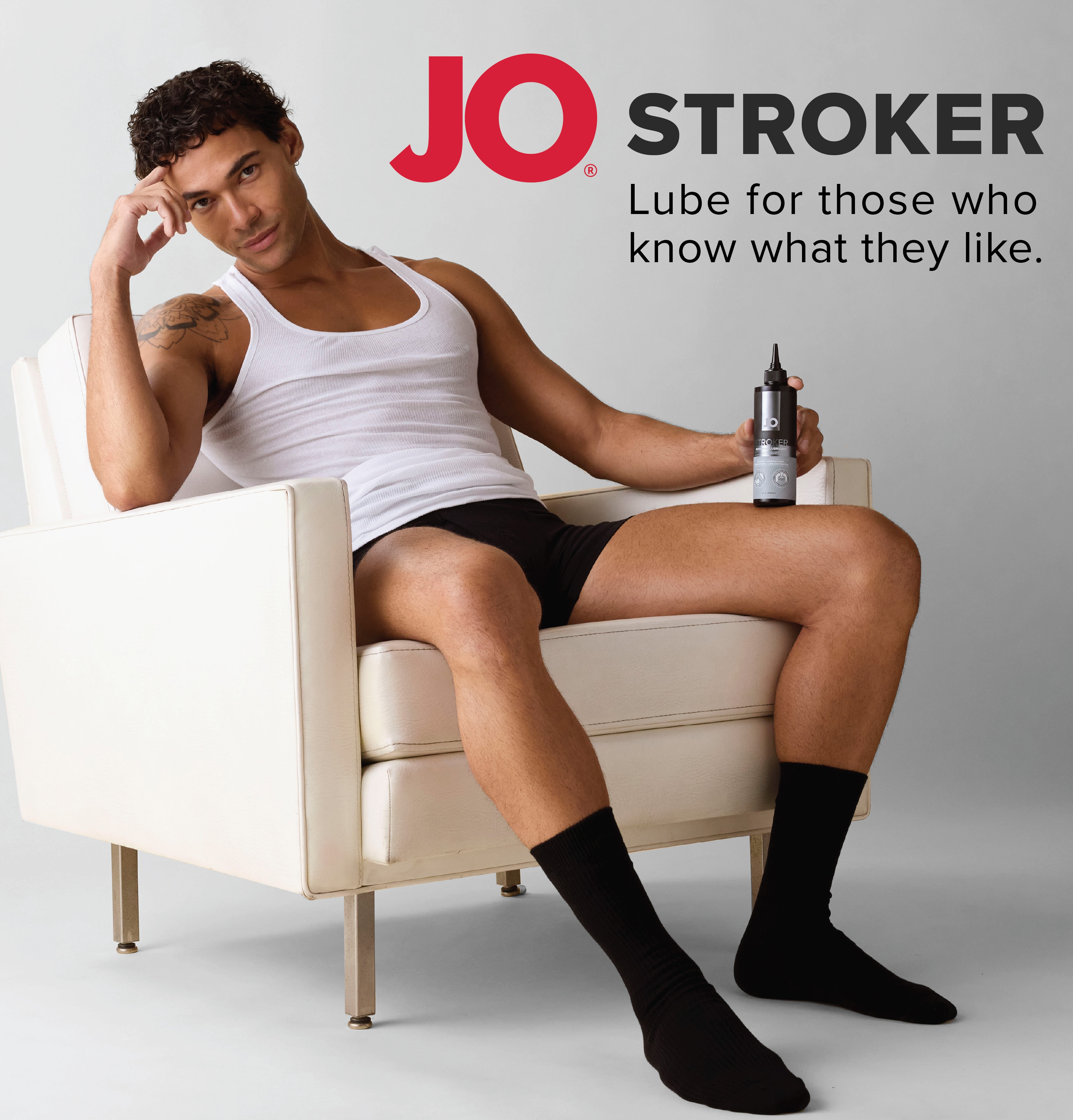 Гель на водной основе JO Stroker Lube для мастурбаторов 120 мл