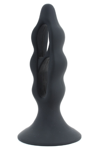 Анальная пробка с отверстиями черная