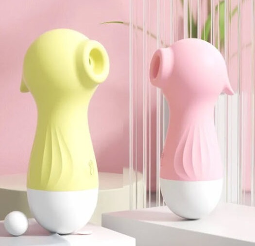 Вакуумный мини стимулятор клитора розовый