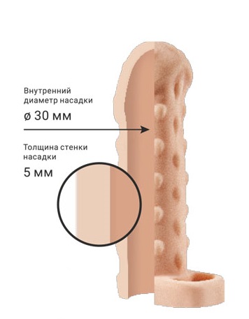 Насадка стимулирующая 14 см