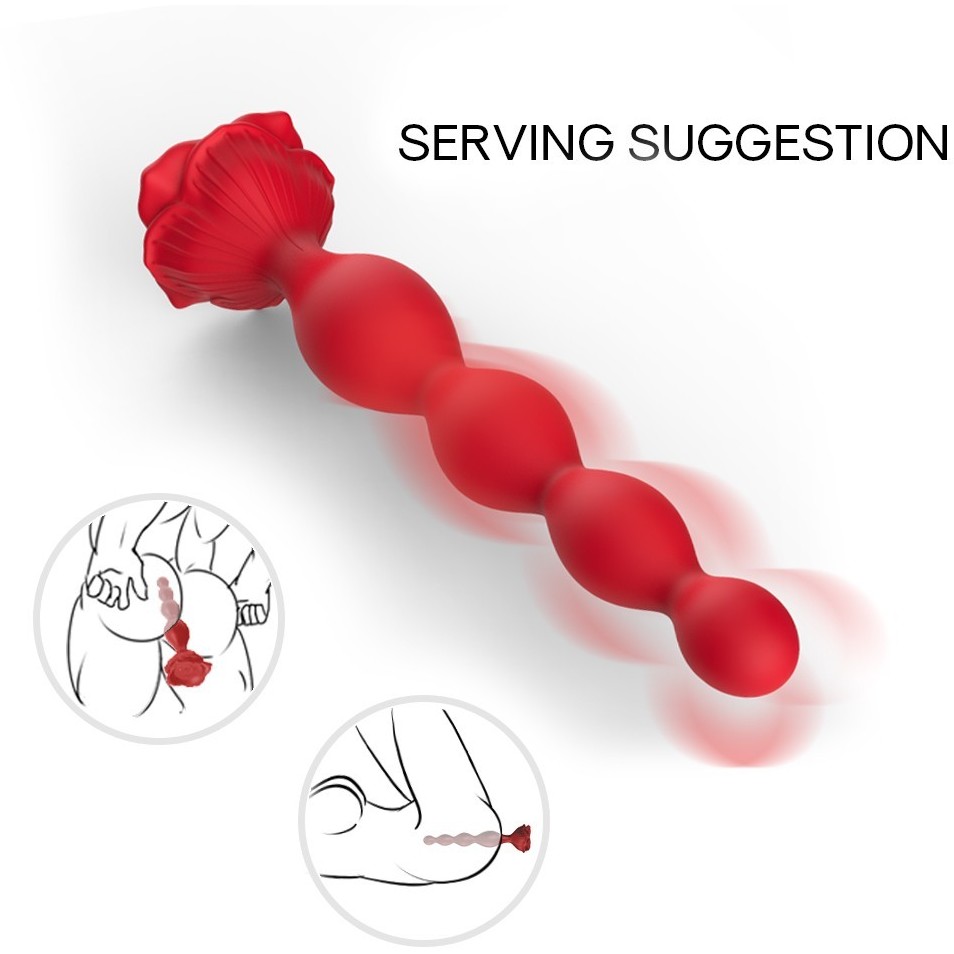 Анальная виброелочка Роза