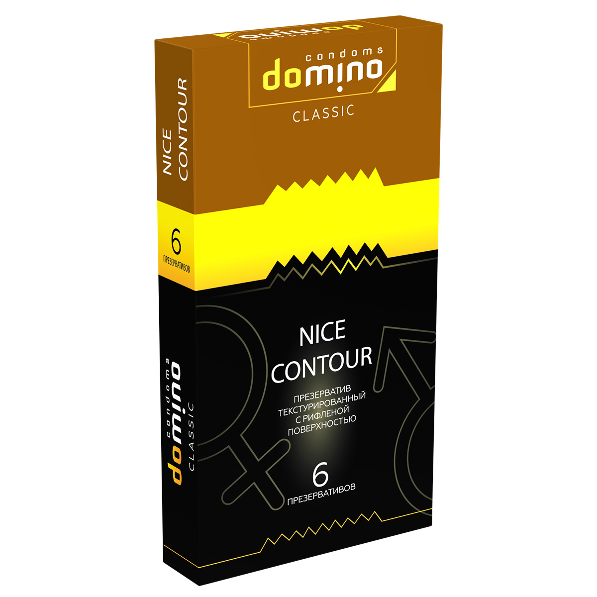 Презервативы DOMINO №6 Ребристые