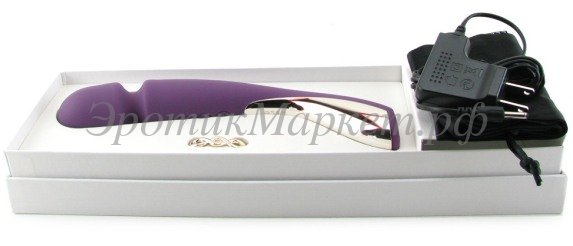 Профессиональный массажер Smart Wand Large фиолетовый