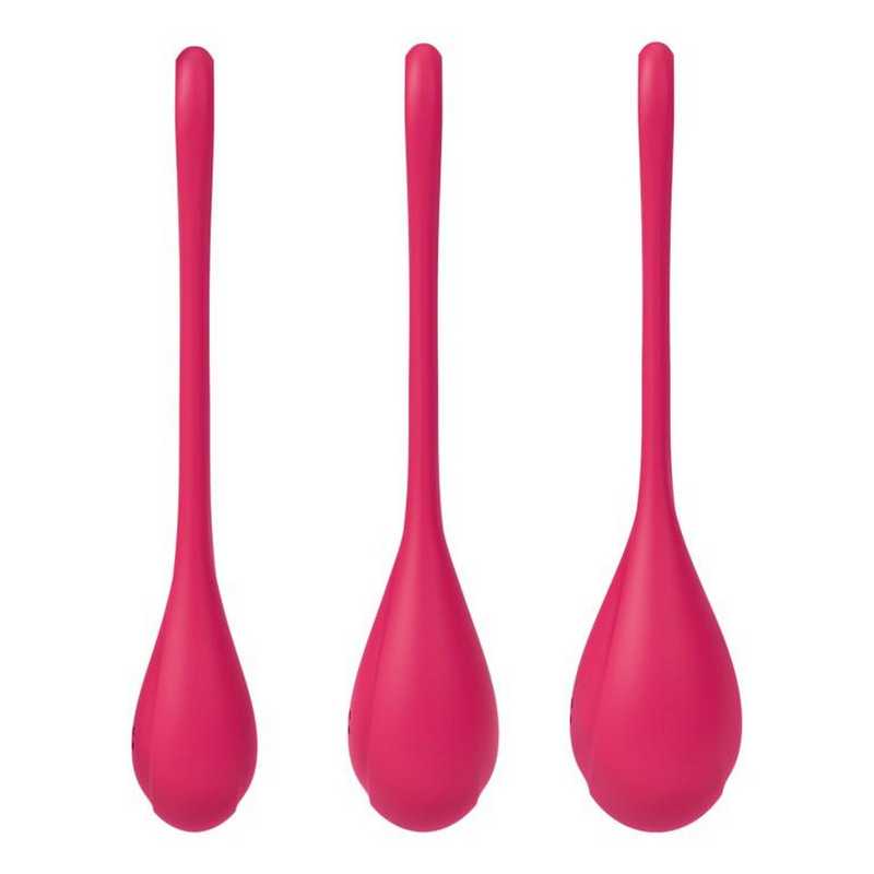Набор вагинальных шариков Satisfyer Yoni Power красный