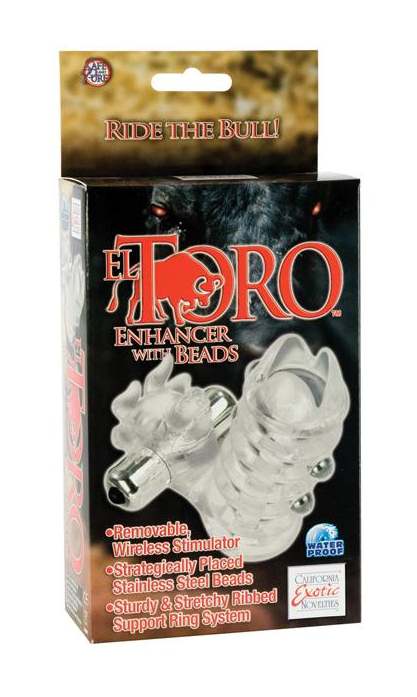 Вибронасадка с клиторальным стимулятором El Toro Enhancer