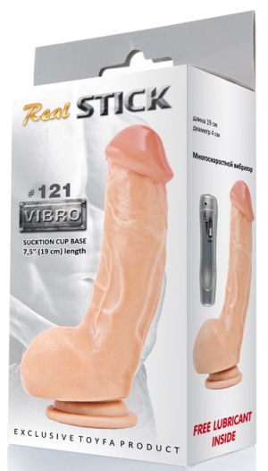 Вибратор RealStick 19 см.