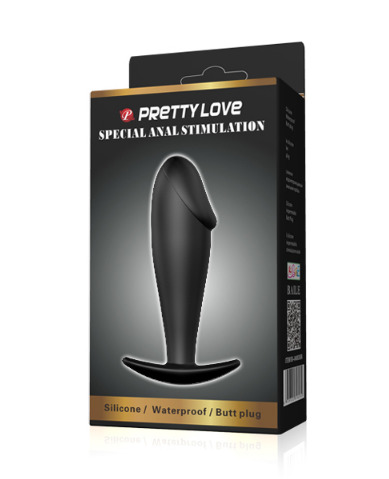 Анальная пробка с анатомичным основанием