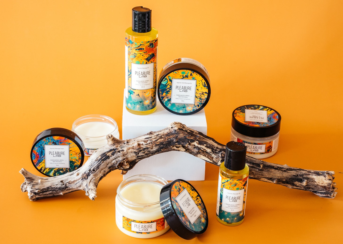 Массажное масло Сандал и Пачули 100 мл