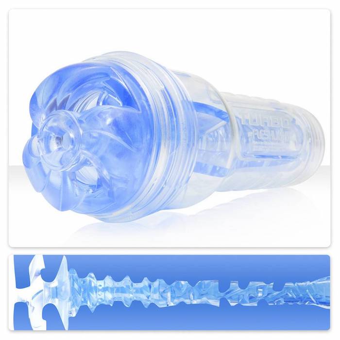Мастурбатор FLESHLIGHT TURBO THRUST голубой лед