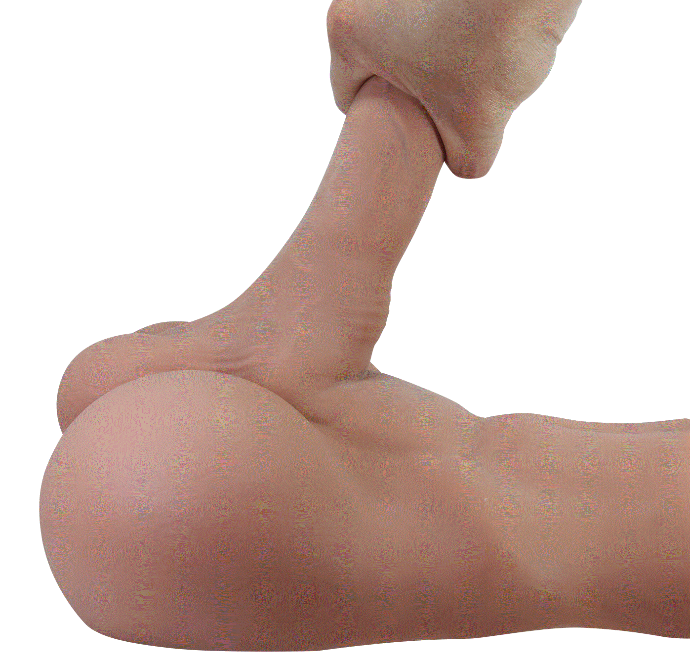 Мужской реалистичный полуторс с анальным отверстием