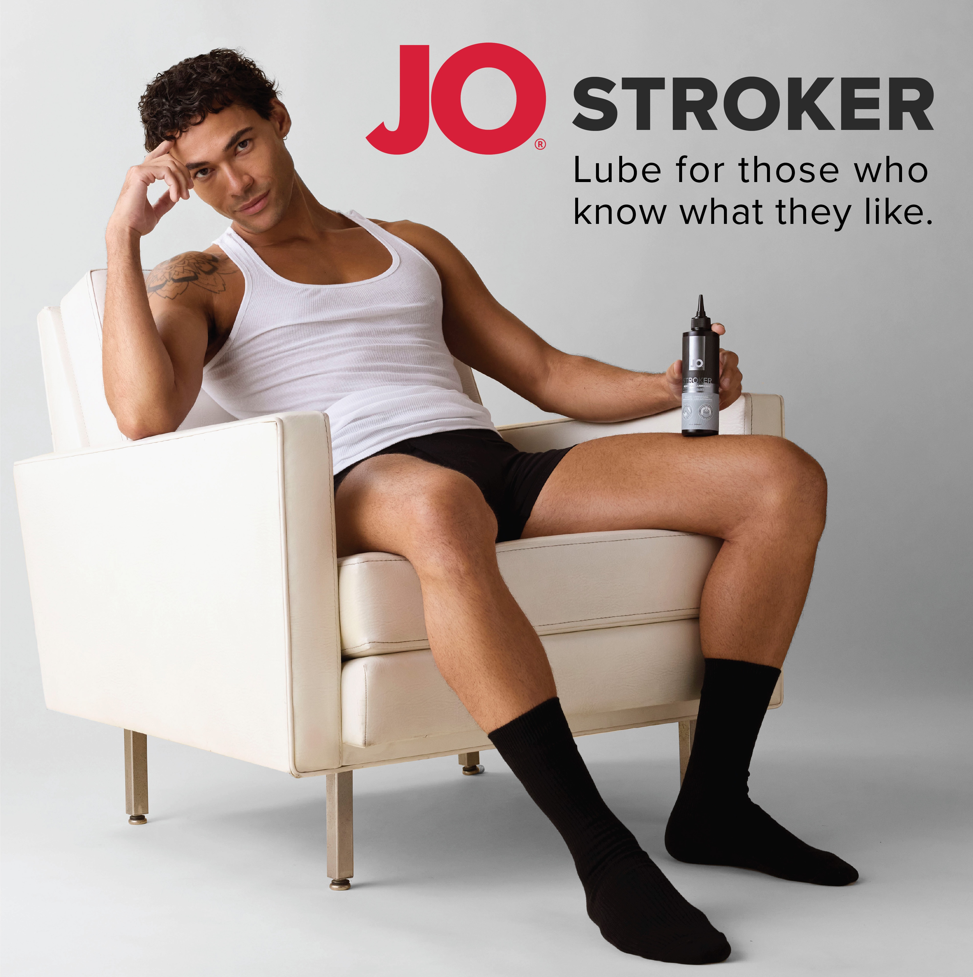 Гель на водной основе JO Stroker Lube для мастурбаторов 240 мл